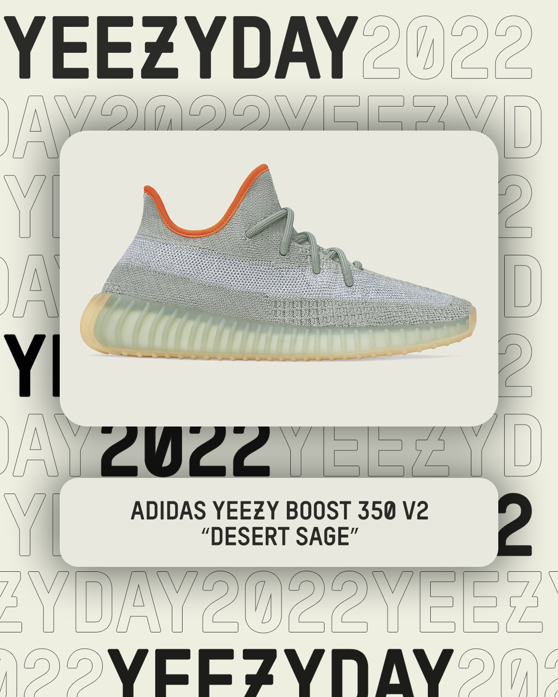 Yeezy Day 2022 Yeezy Boost 350 V2 Desert Sage