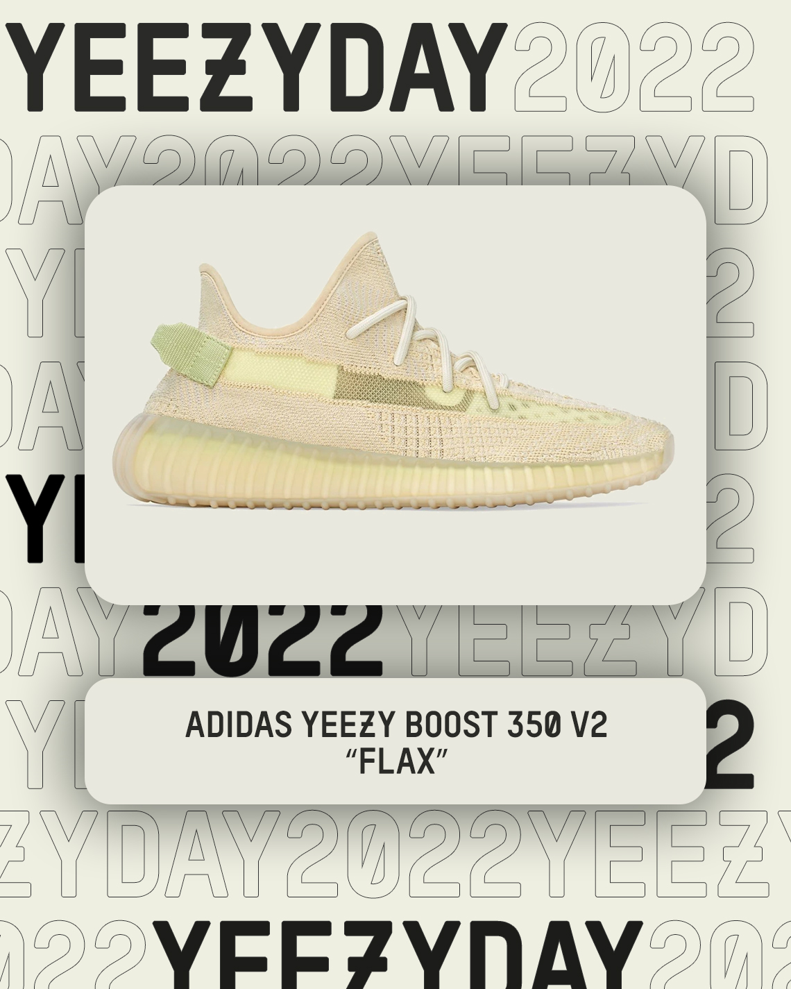 Yeezy Day 2022 Yeezy Boost 350 V2 Flax