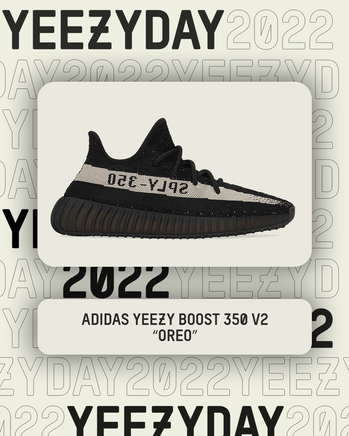 Yeezy Day 2022 Yeezy Boost 350 V2 Oreo