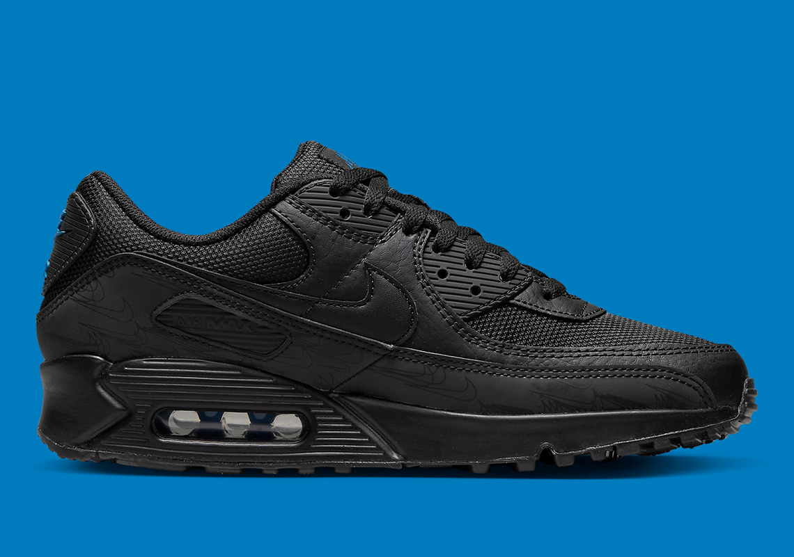 Nike Air Max 90 Black Blue Dz4504 001 1