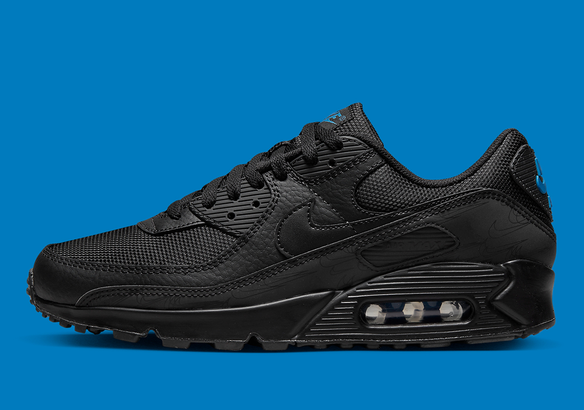 Nike Air Max 90 Black Blue Dz4504 001 3