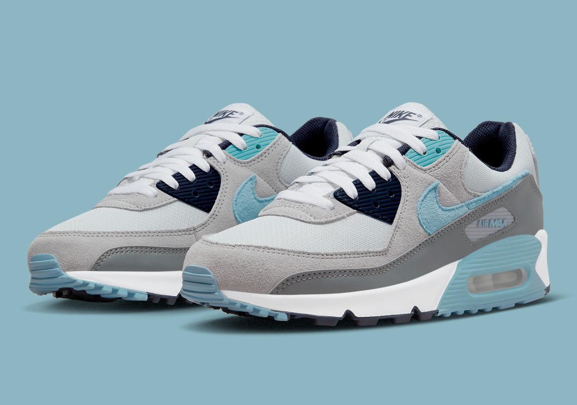 The Nike Air Max 90 Returns In A Fresh Grey And Blue Mix