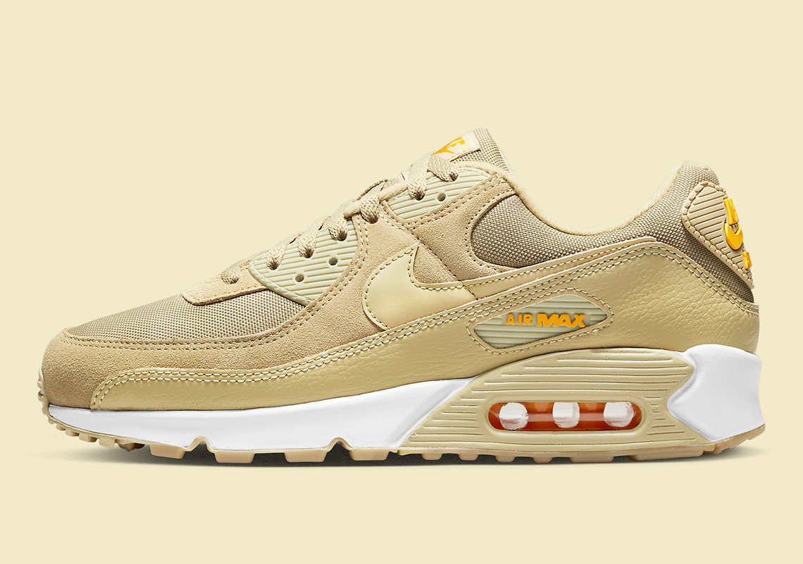 The Nike Air Max 90 Dresses Up Almost Entirely In Tan Hues