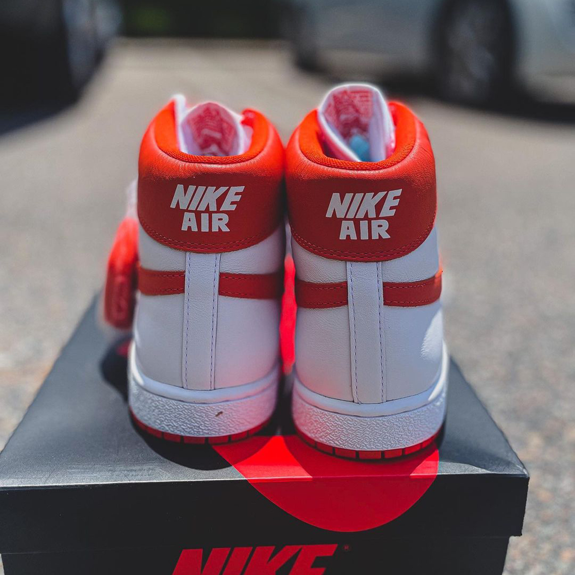 Nike Air Ship White Red 2