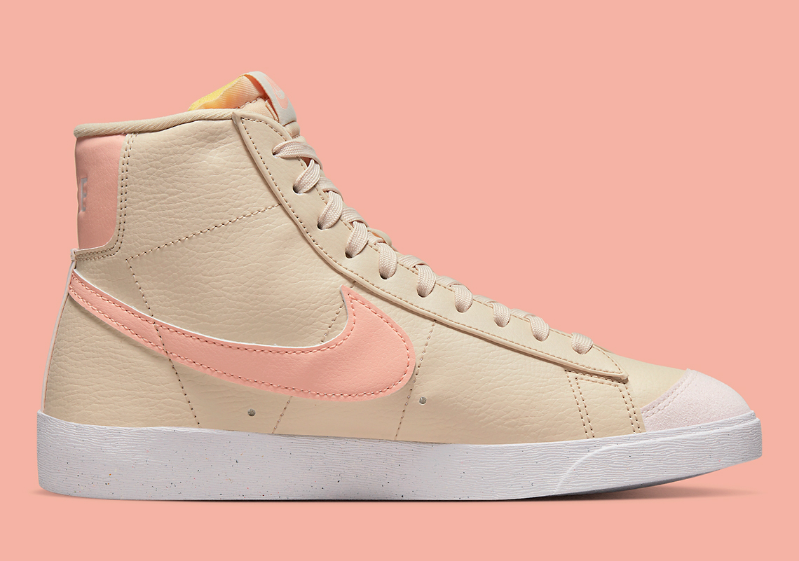 Nike Blazer Mid 77 Tan Pink Fb0780 100 2