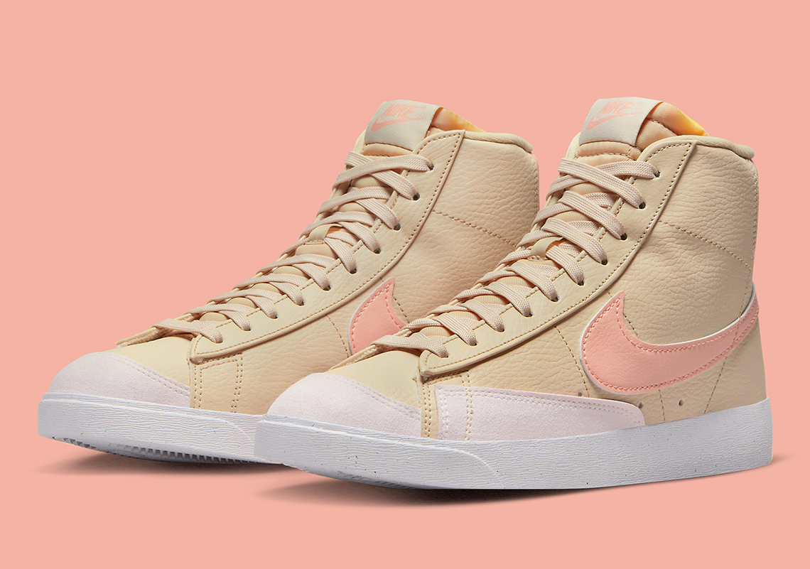 Nike Blazer Mid 77 Tan Pink Fb0780 100 6