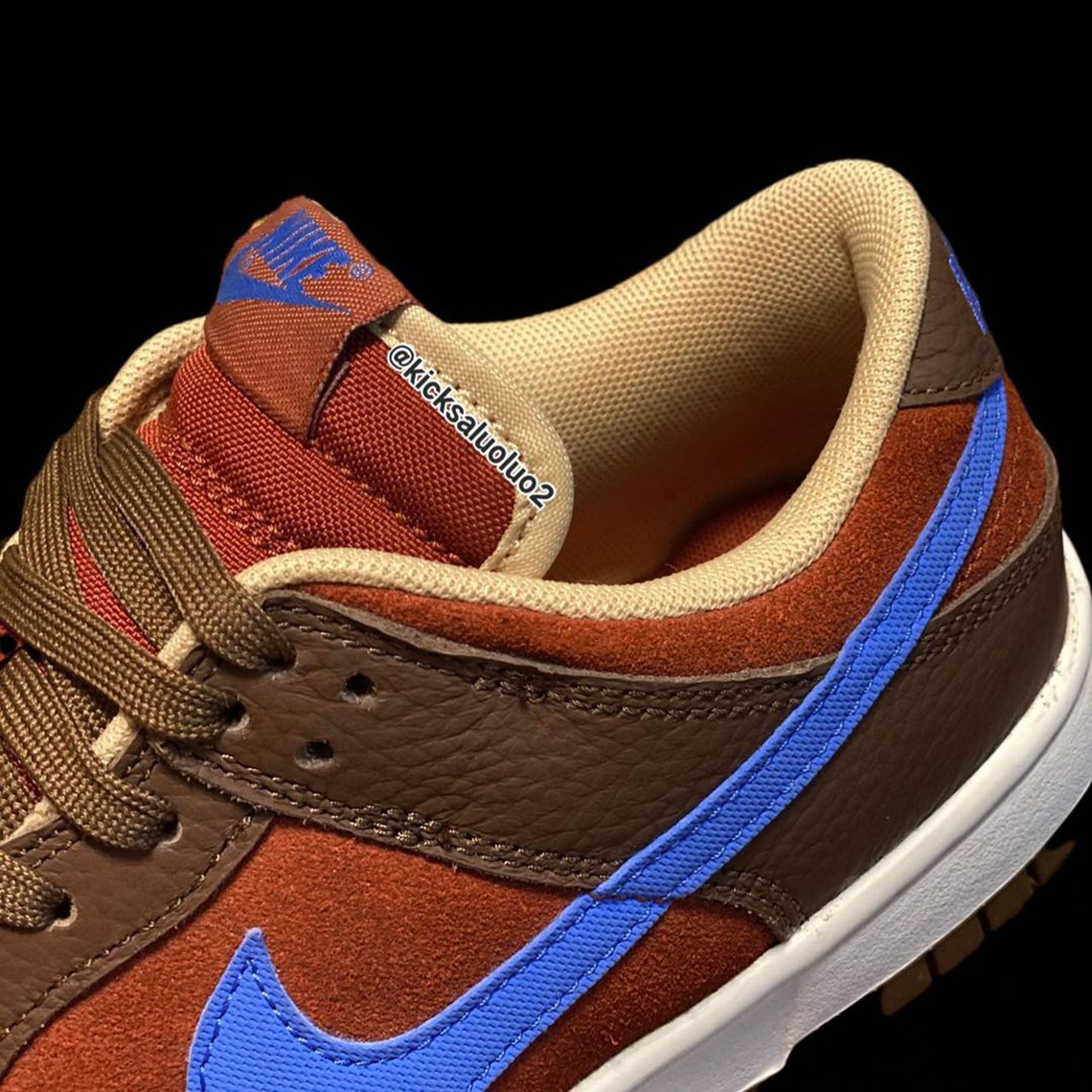 Nike Dunk Low Brown Blue Sample 3