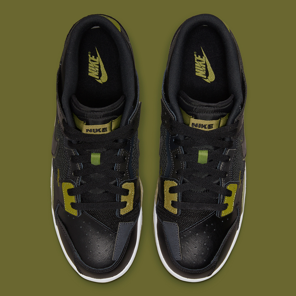 Nike Dunk Low Scrap Black Olive Dm0128 001 5