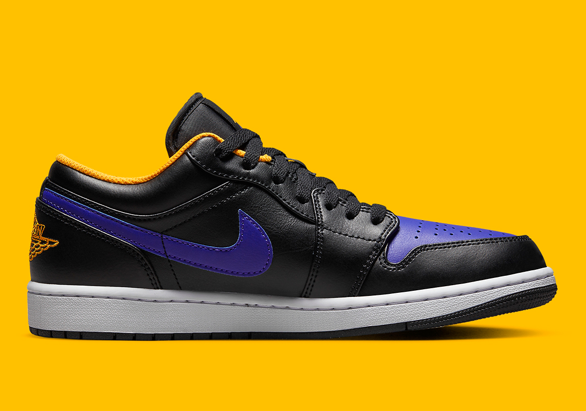 Air Jordan 1 Low Black Dark Concord Taxi 553558 075 1