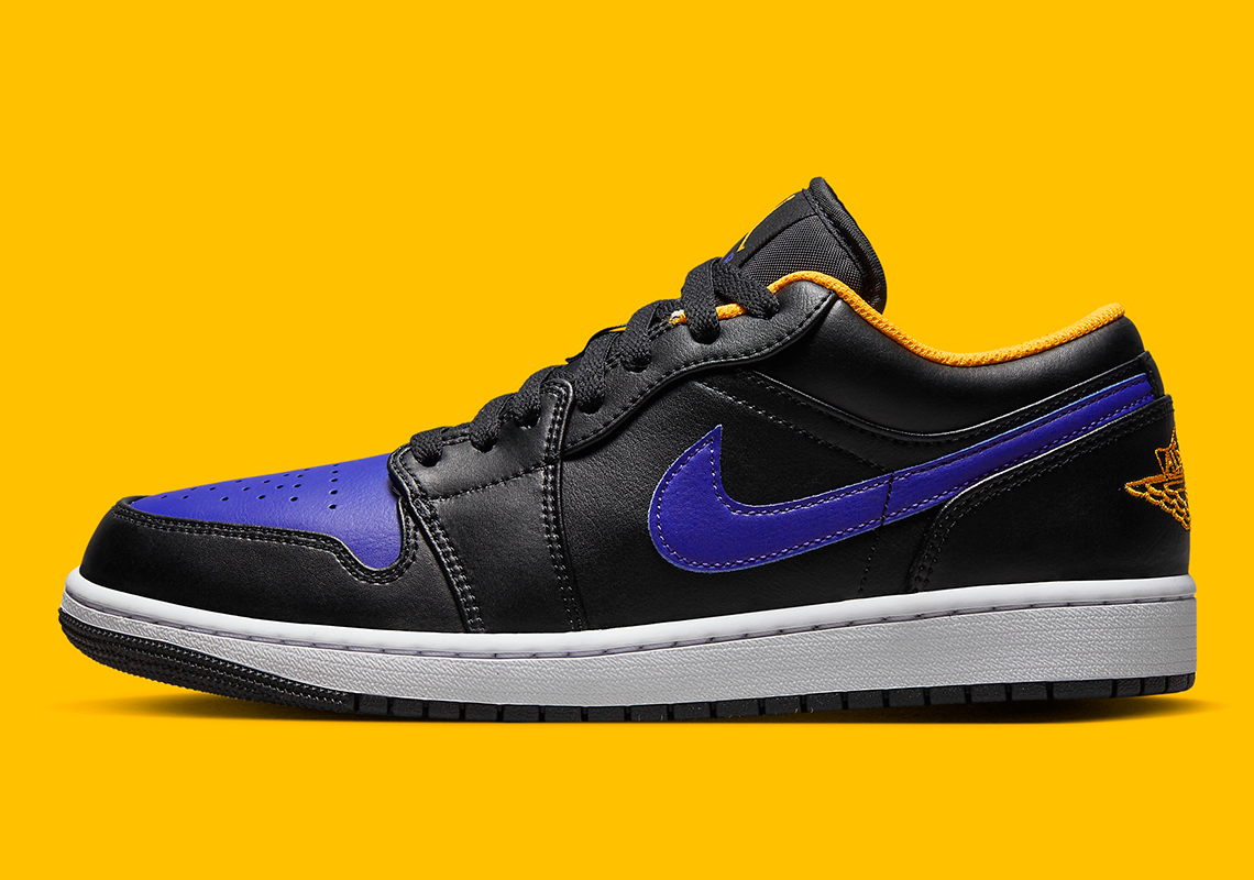 Air Jordan 1 Low Black Dark Concord Taxi 553558 075 7