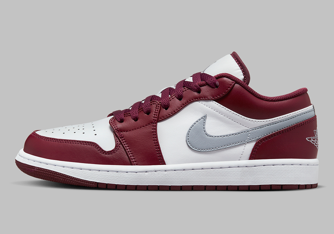 Air Jordan 1 Low Bordeaux 553558 615 4