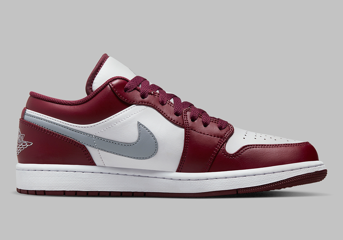 Air Jordan 1 Low Bordeaux 553558 615 8