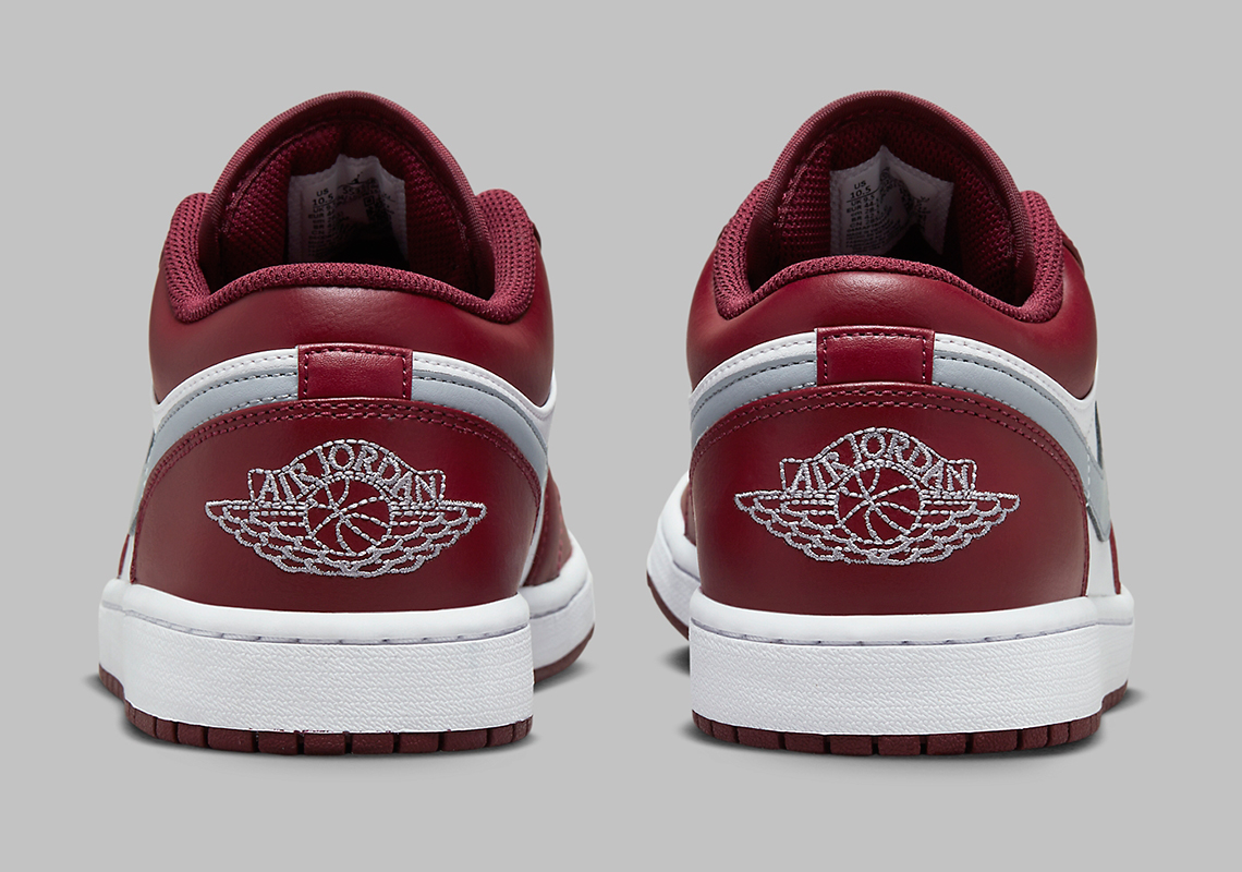 Air Jordan 1 Low Bordeaux 553558 6153