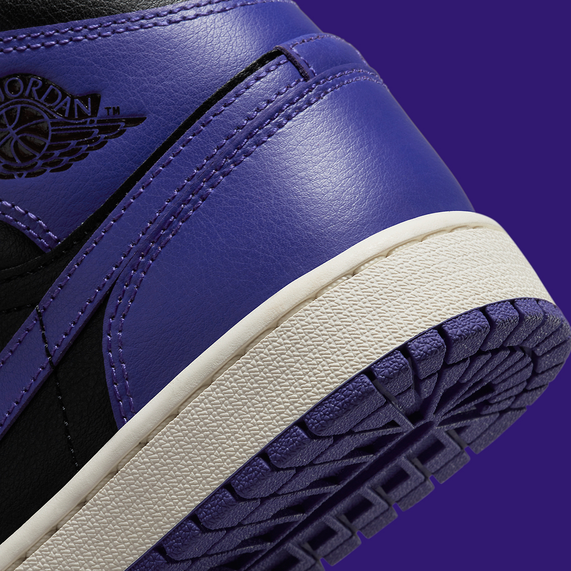 Air Jordan 1 Mid Purple Black Bq6472 051 6