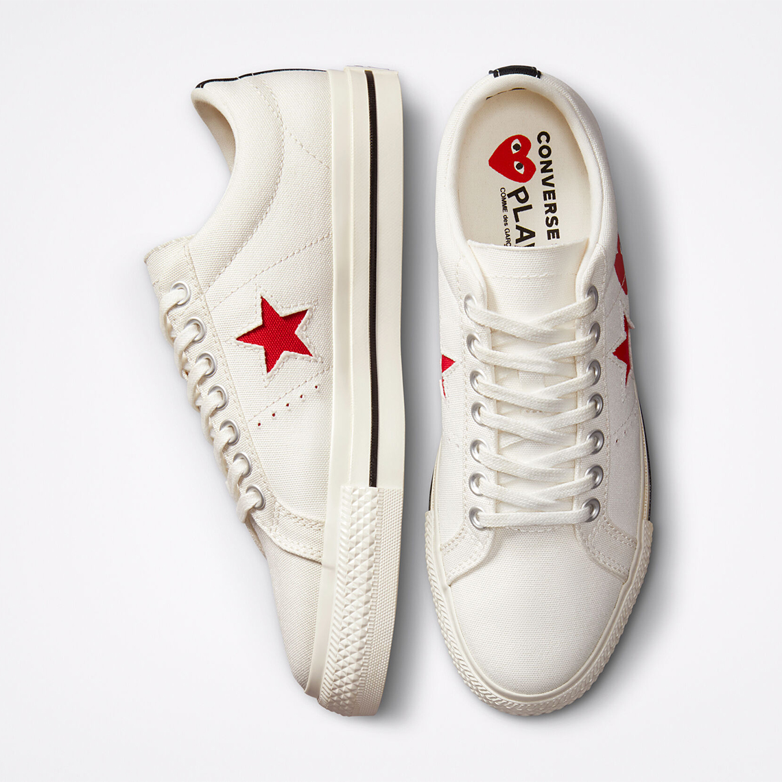 Cdg Play Converse One Star Cloud Dancer A01792c 4