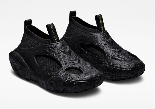 Triple Black Covers The Converse Sponge Crater