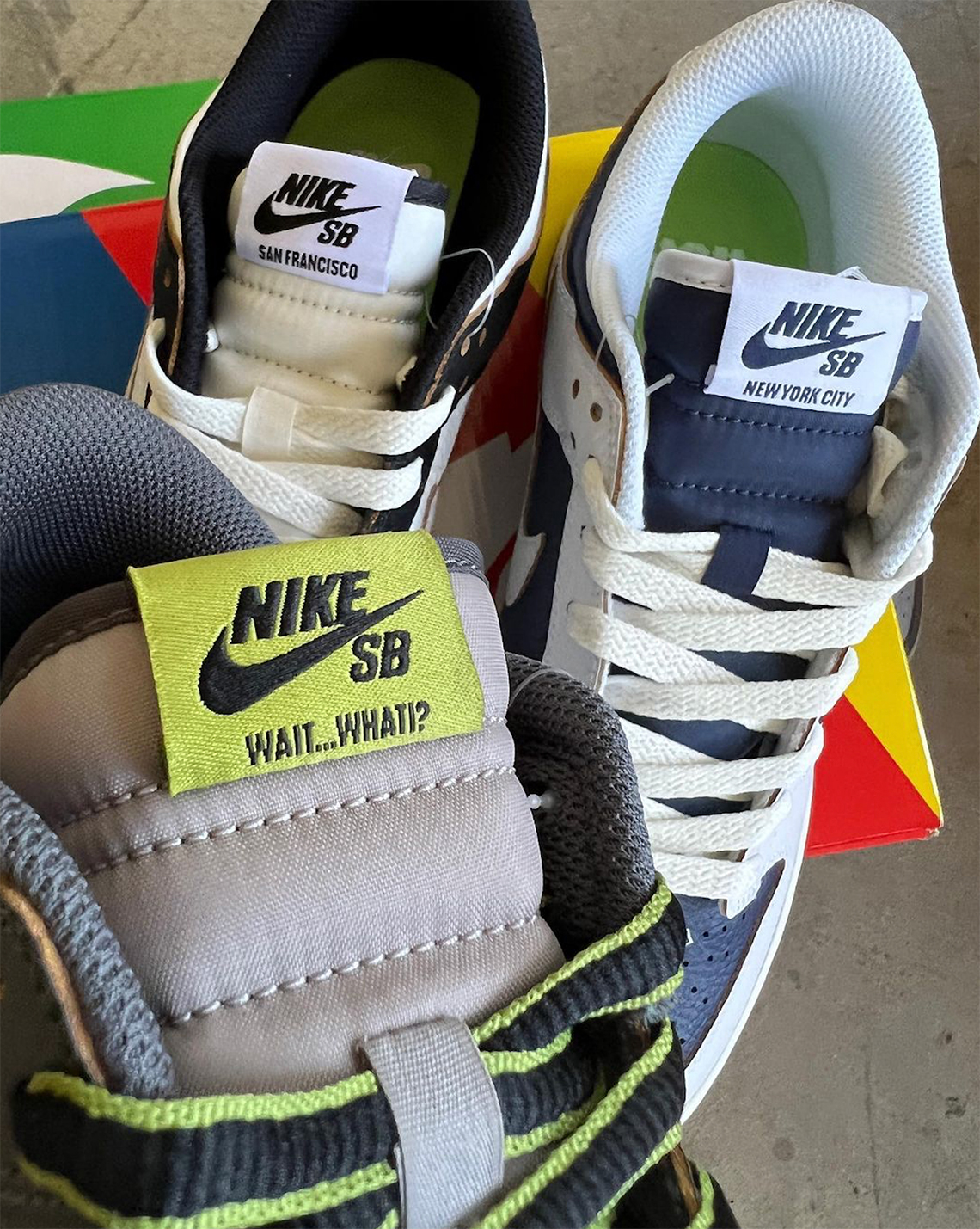 Huf Nike Sb Dunk Low Green Grey Wait What 3