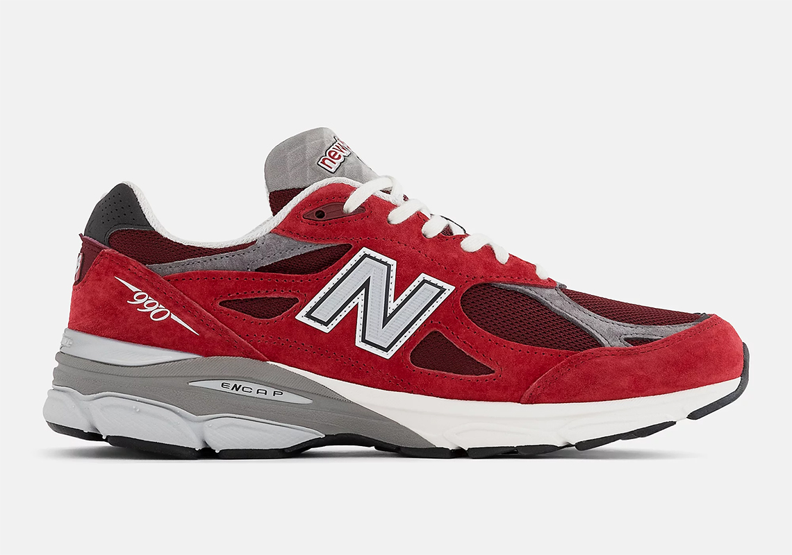 New Balance 990v3 Nb Scarlet Marblehead M990tf3 Release Date 8