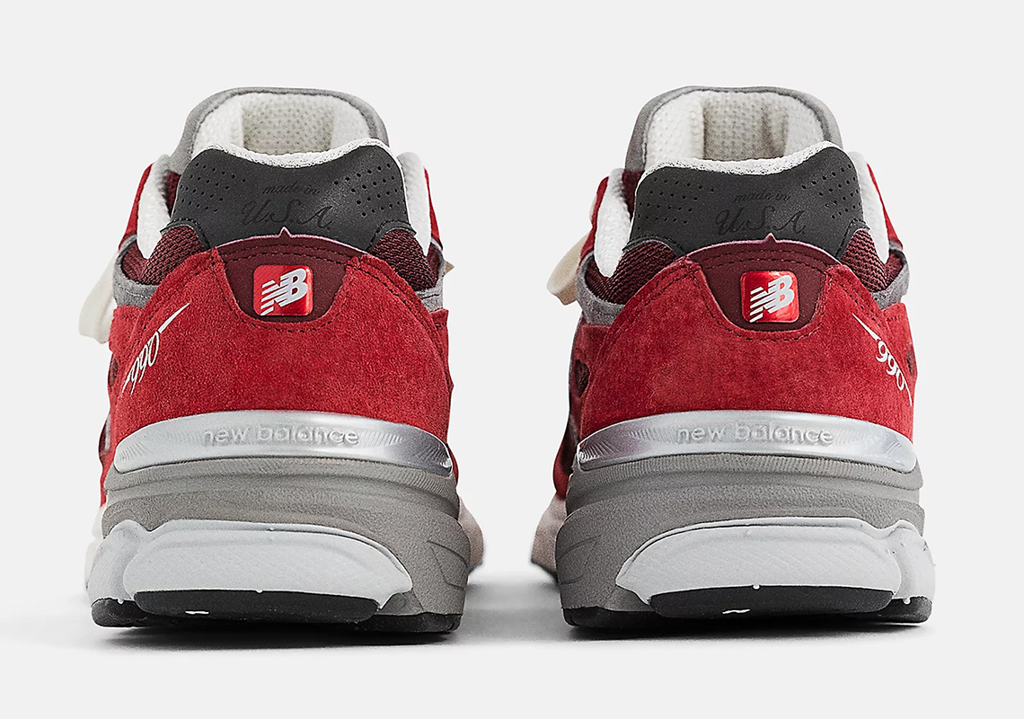 New Balance 990v3 Nb Scarlet Marblehead M990tf3 Release Date2