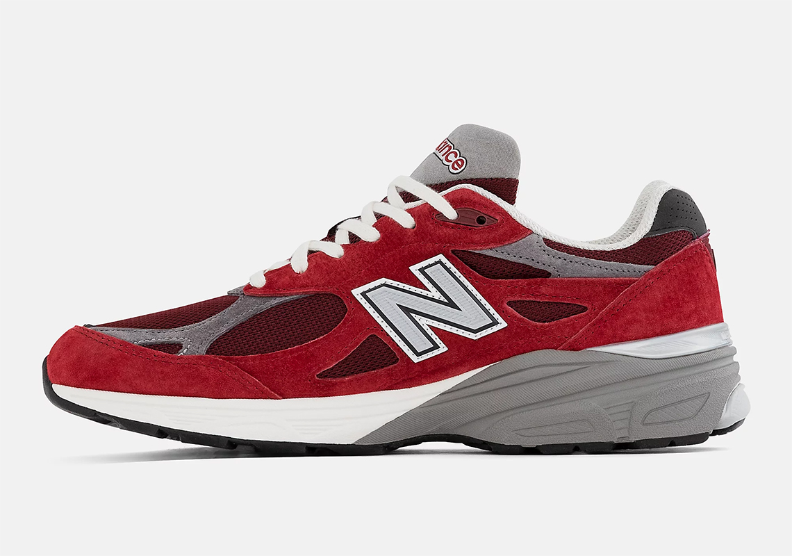 New Balance 990v3 Nb Scarlet Marblehead M990tf3 Release Date7