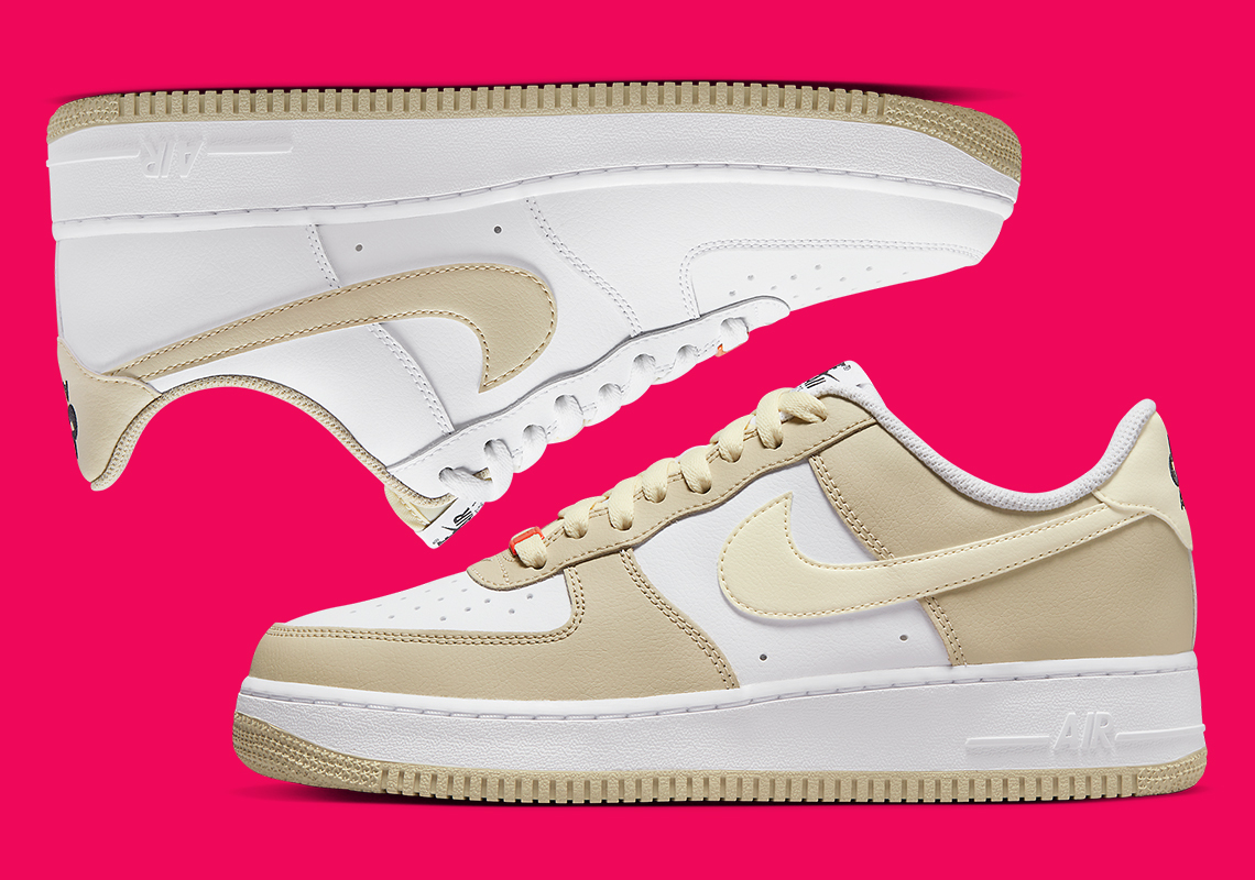 A "Linen"-Like Hue Takes Over Two Nike Air Force 1 Pairs