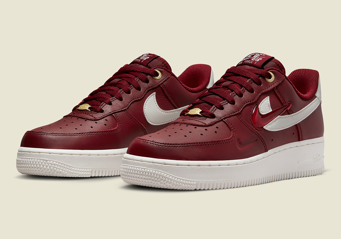 Nike Air Force 1 Low Logo Team Red Dz5616 600 8