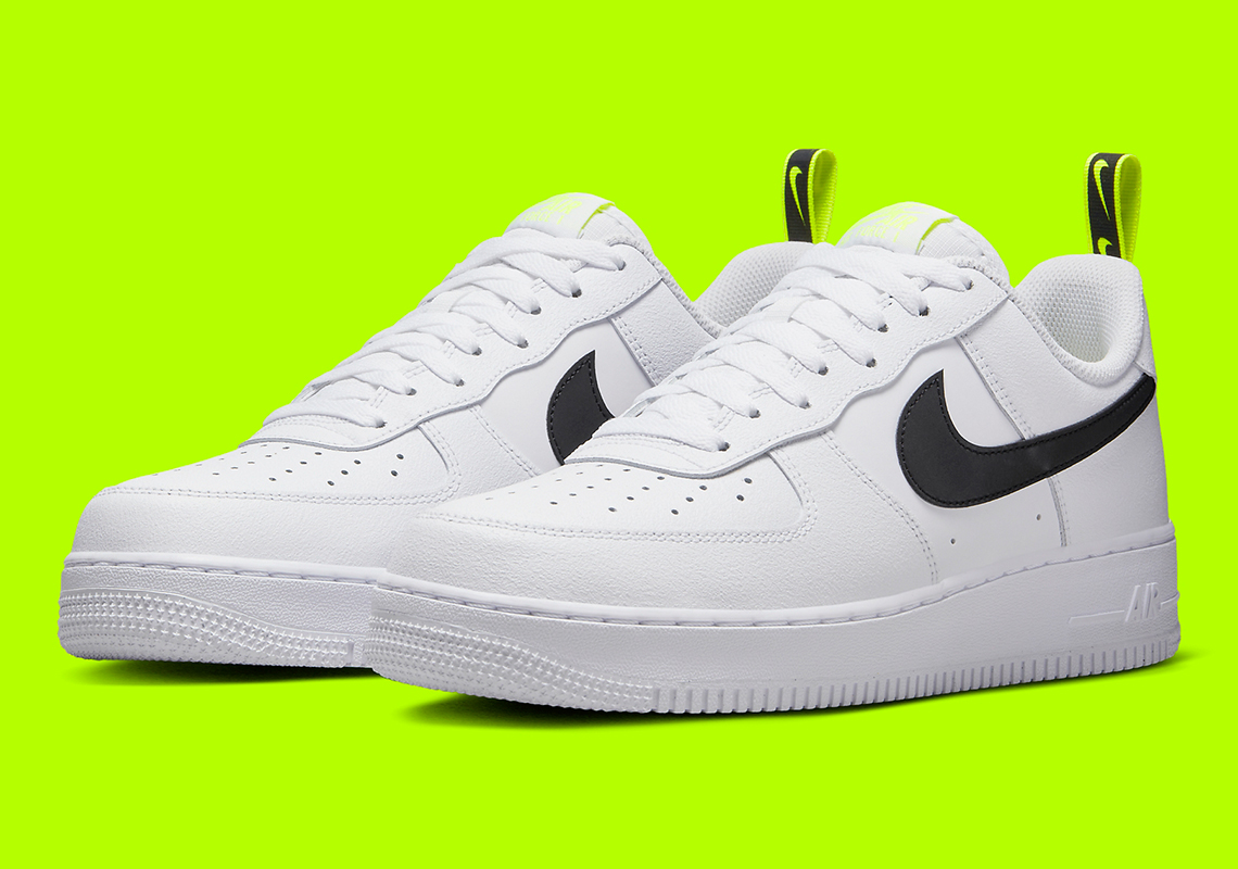 Nike Air Force 1 Low White Black Volt Dz4510 100 1