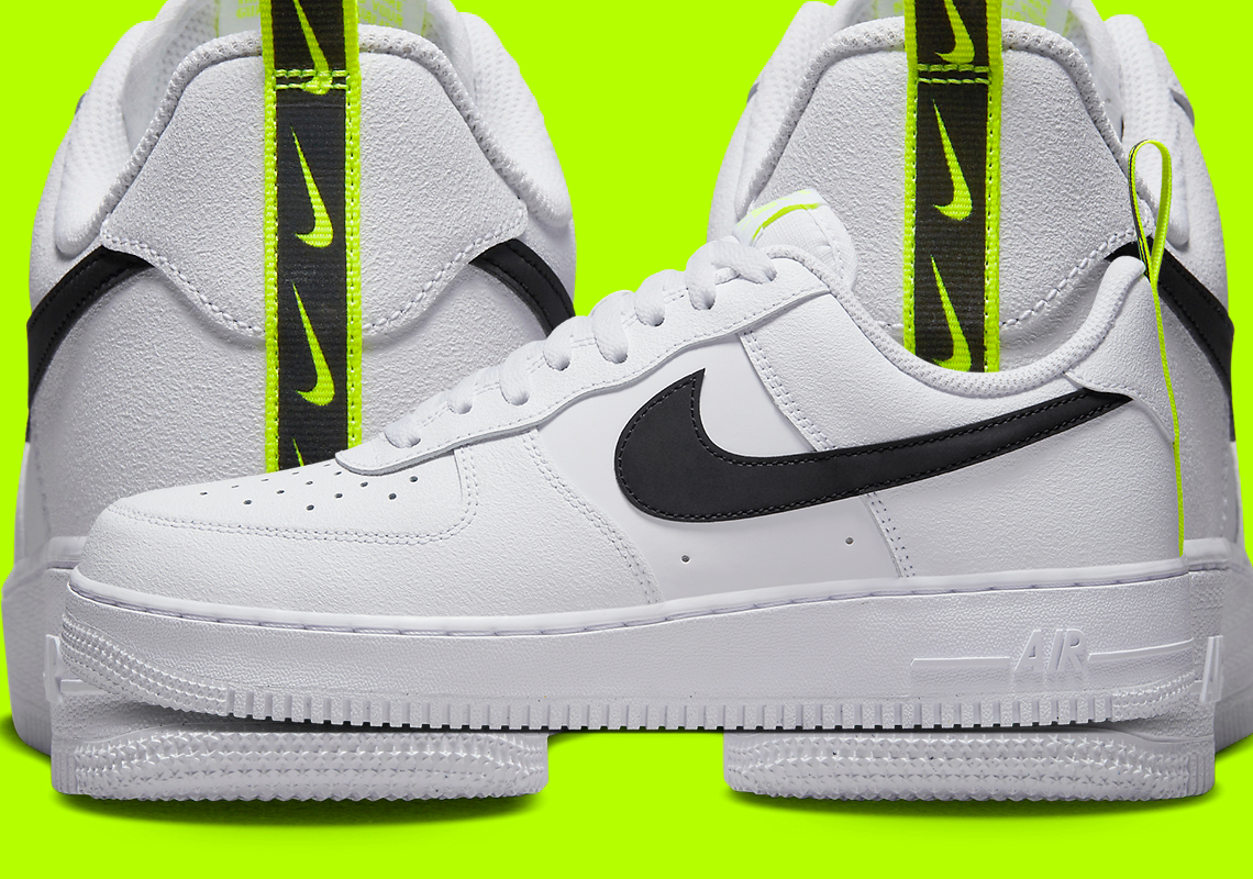 "Volt"-Colored Ribbons Appear On The Nike Air Force 1 Low