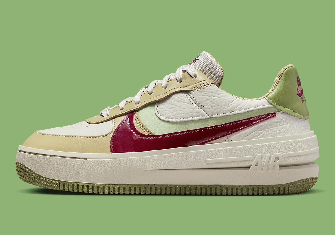 Nike Air Force 1 Plt Af Orm Sail Dark Beetroot Dz3763 001 4