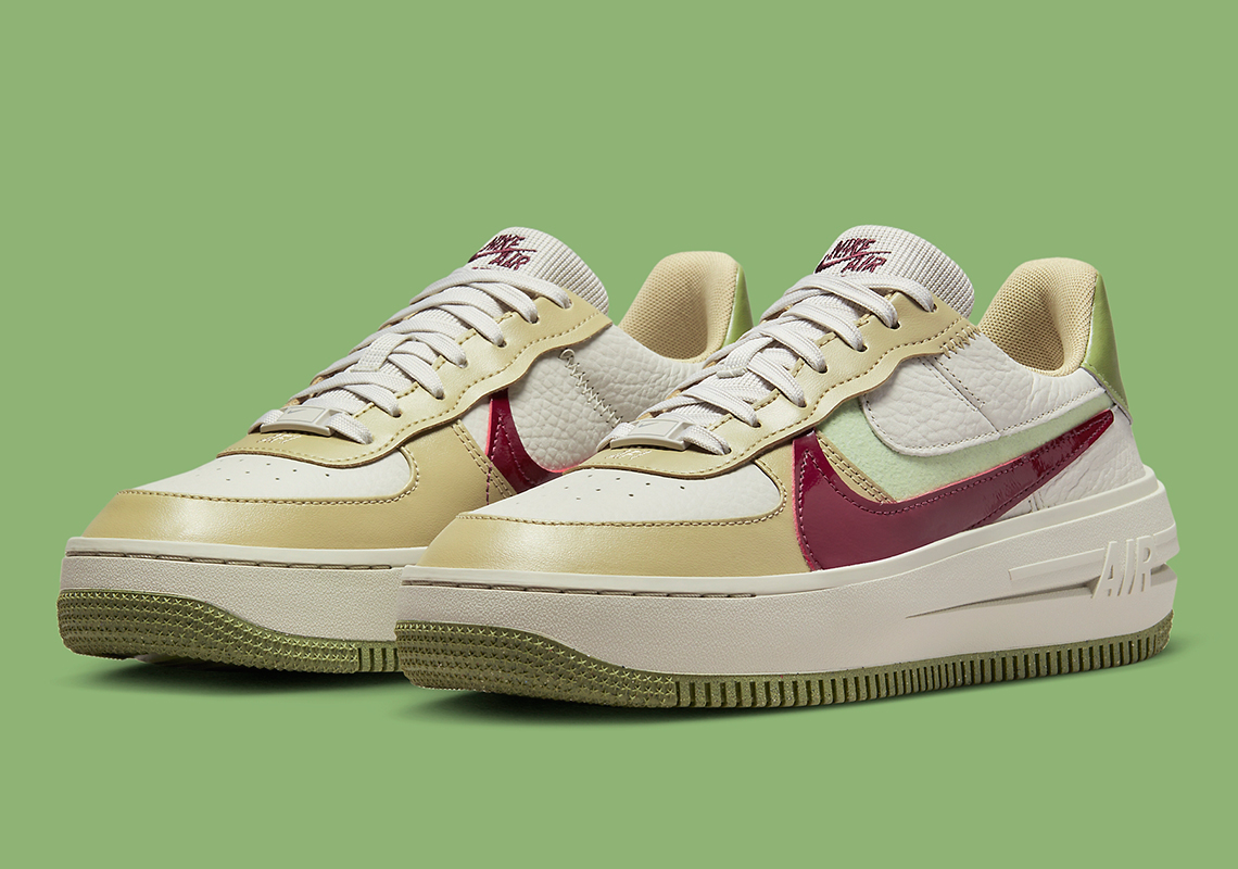 Nike Preps The Air Force 1 PLT.AF.ORM In "Sage/Beetroot"