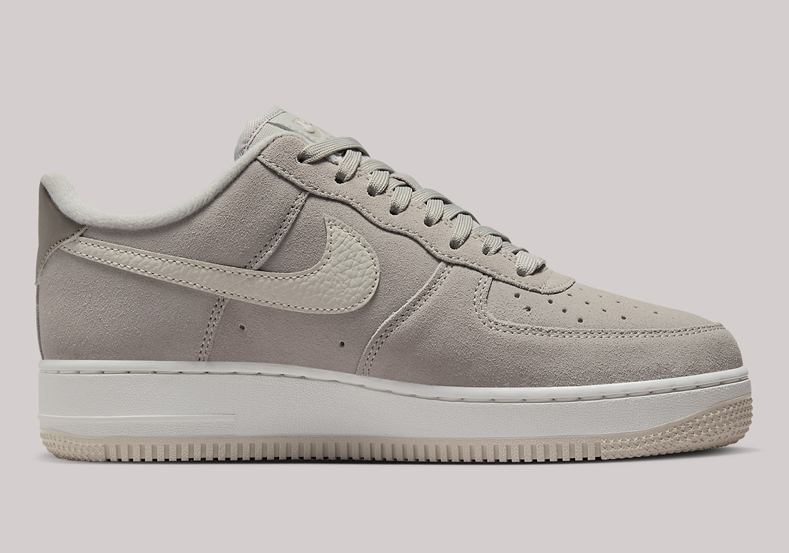 Nike Air Force 1 Premium Grey Suede Fb8826 001 1