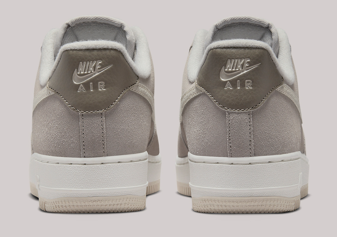 Nike Air Force 1 Premium Grey Suede Fb8826 001 7