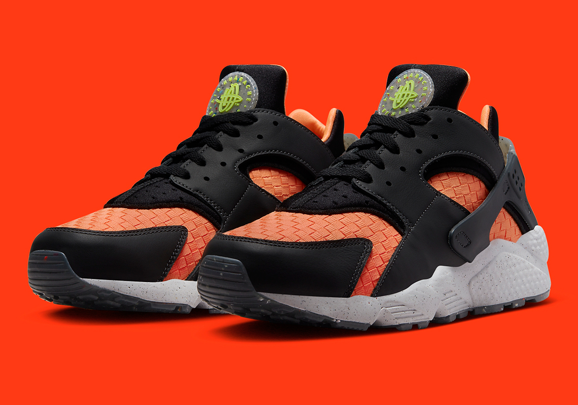 Bright Mango Wovens Appear On The Nike Air Huarache Crater Premium