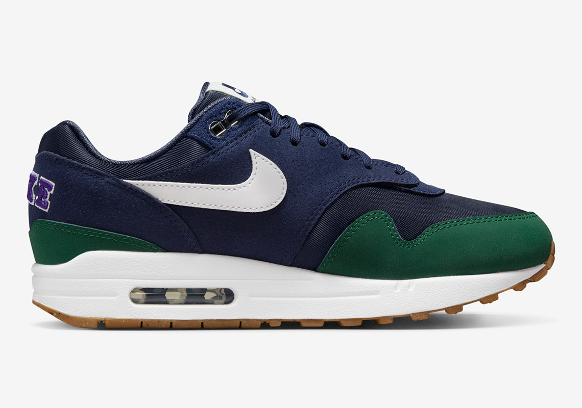 Nike Air Max 1 Qs Womens Obsidian White Midnight Navy Gorge Green Dv3887 400 6