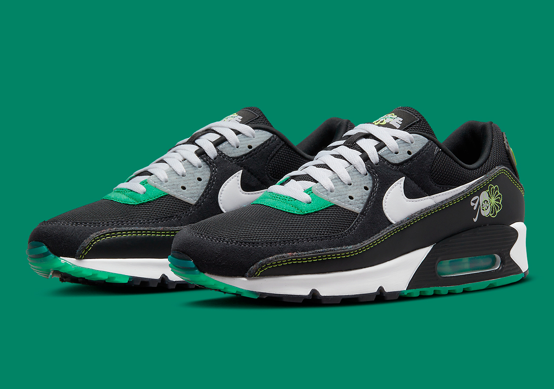 Nike Air Max 90 Black Green Dv3335 001 5