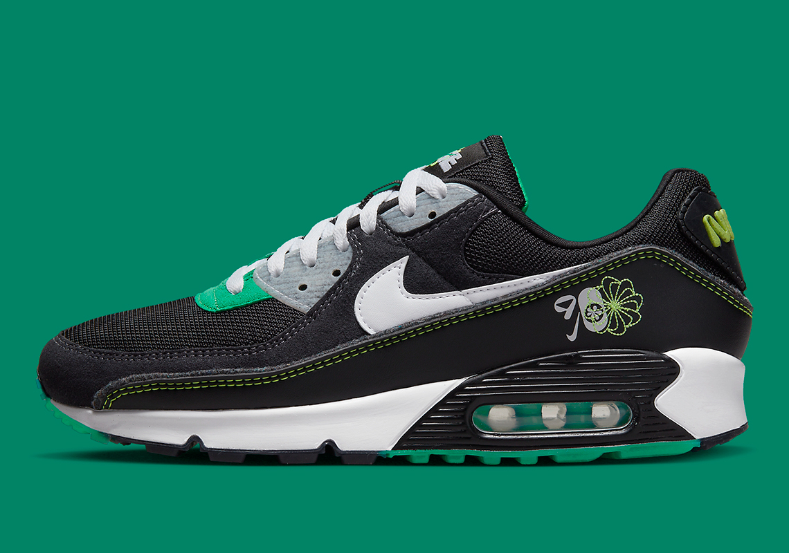 Nike Air Max 90 Black Green Dv3335 001 6