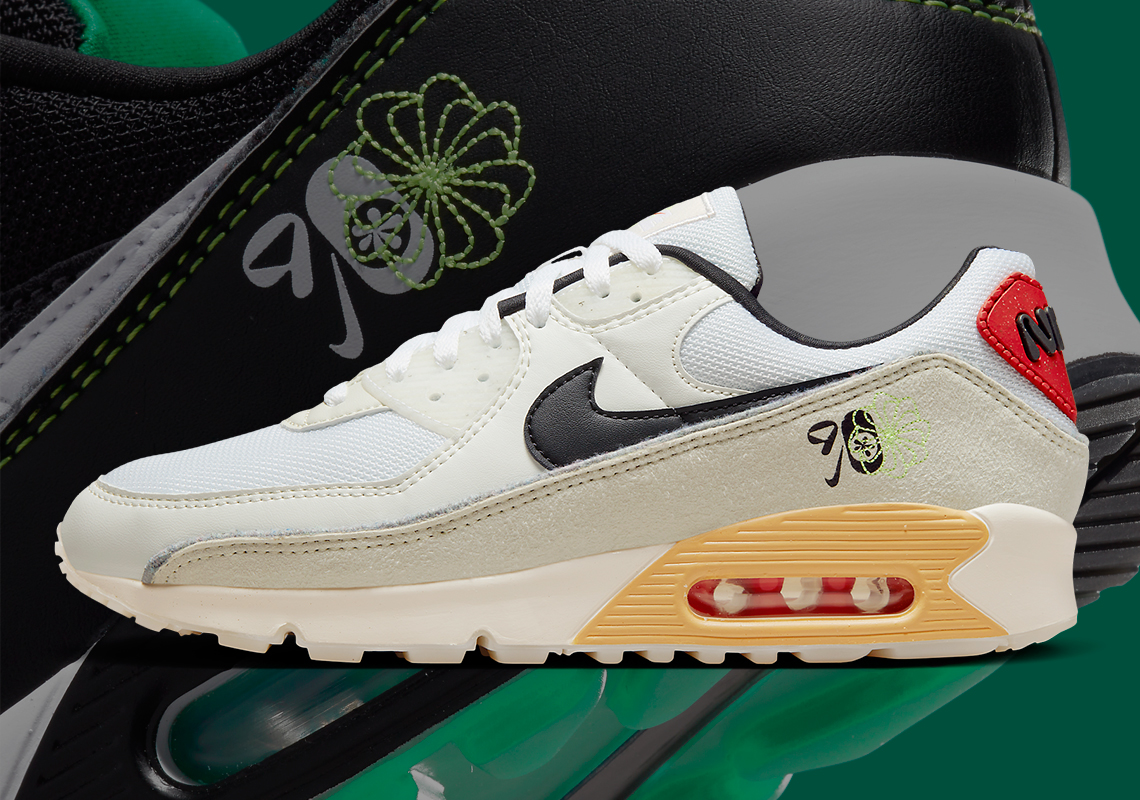 A Retro UFO Aesthetic Decorates The Nike Air Max 90