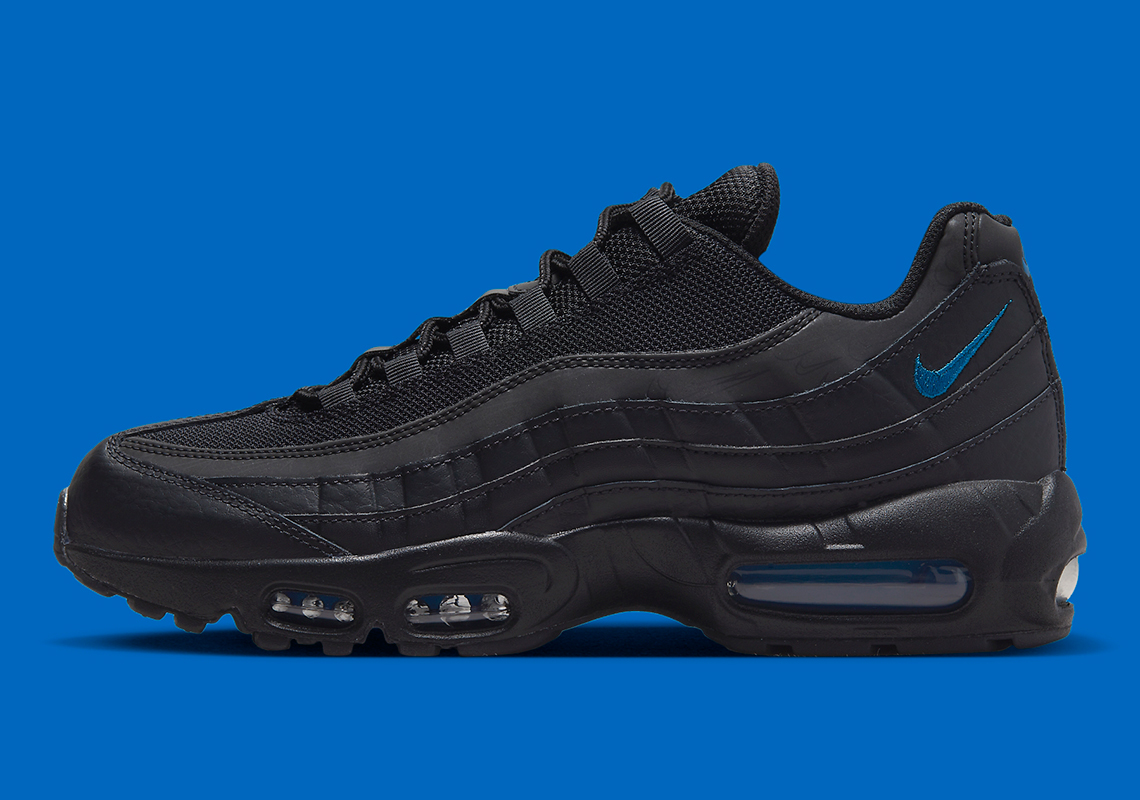 Nike Air Max 95 Black Blue Reflective Dz4511 001 4