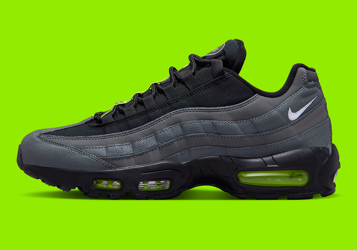 Nike Air Max 95 Black Grey Volt Dz4496 001 4