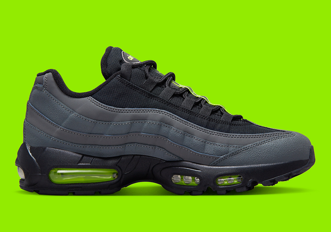 Nike Air Max 95 Black Grey Volt Dz4496 001 8