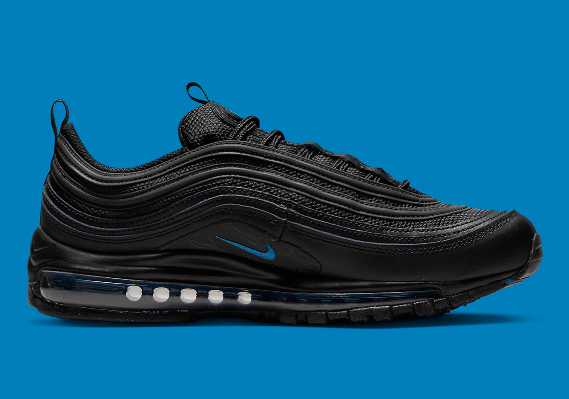 Nike Air Max 97 Black Blue Multi Swoosh Dz4505 001 5