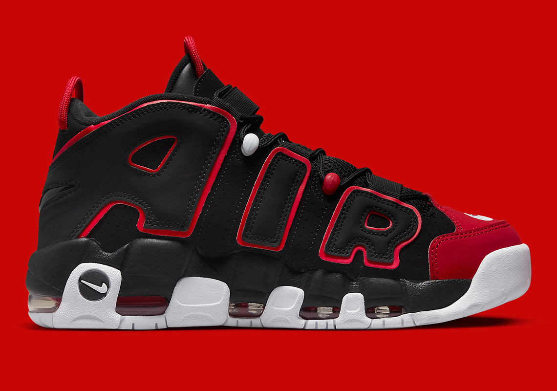 Nike Air More Uptempo Red Black Fd0274 001 3