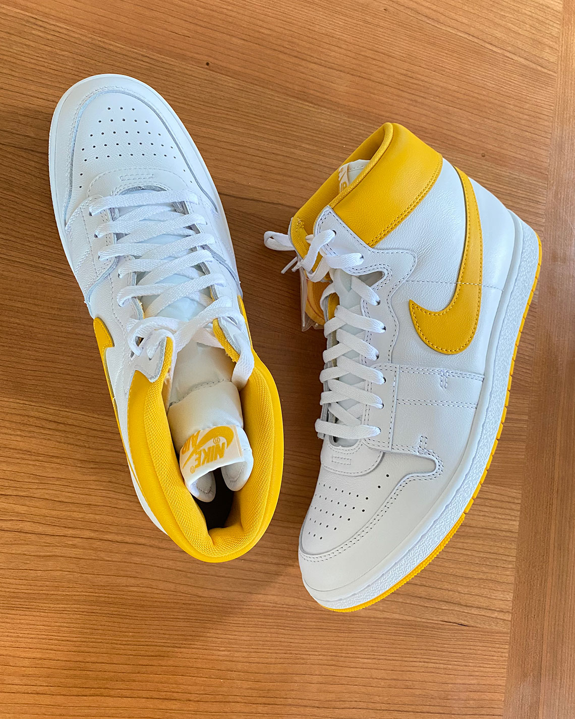 Nike Air Ship White Yellow 3