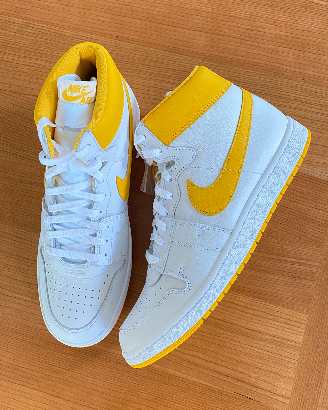 Nike Air Ship White Yellow 5