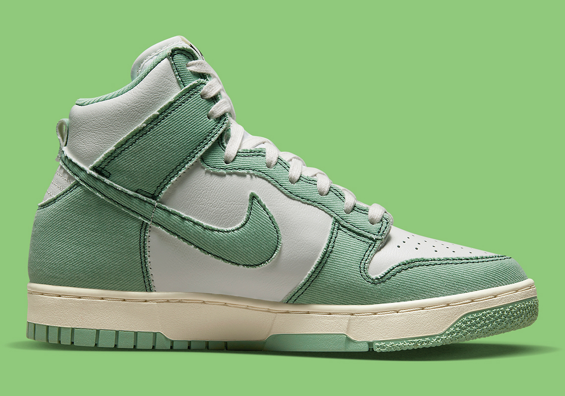 Nike Dunk High 1985 Green Denim Dv1143 300 7