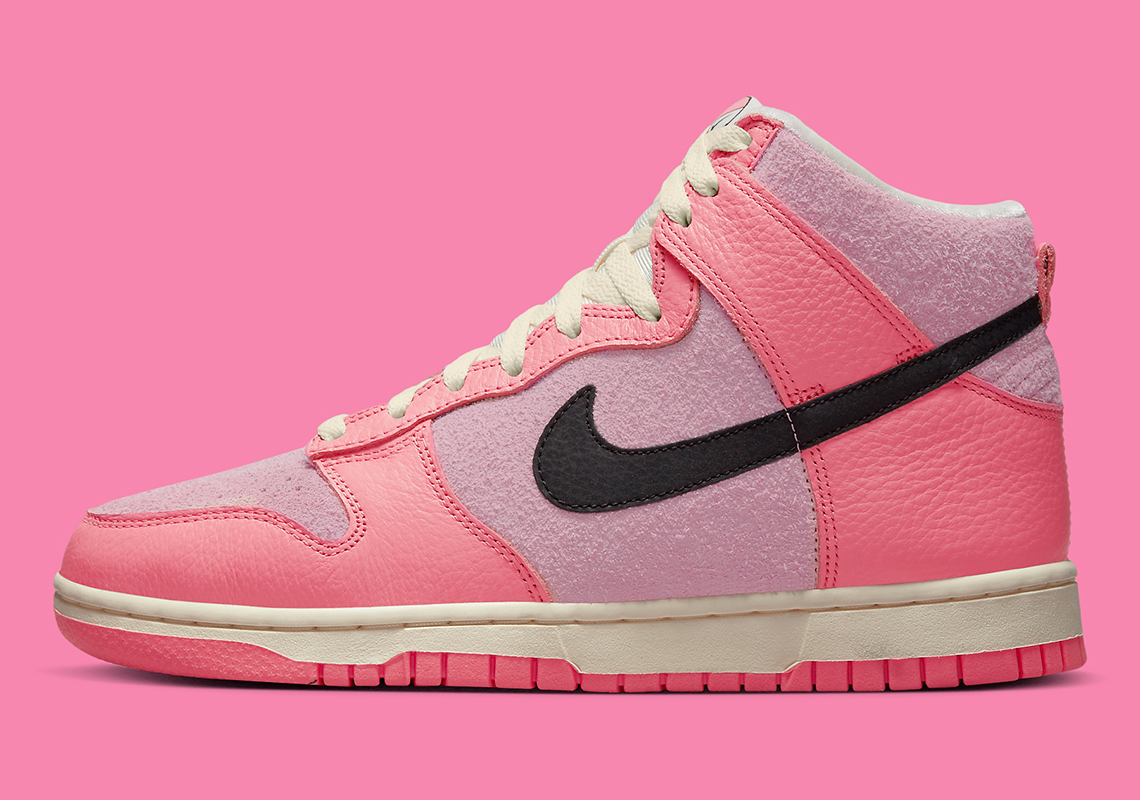 Nike Dunk High Hoops Pack Pink Dx3359 600 1