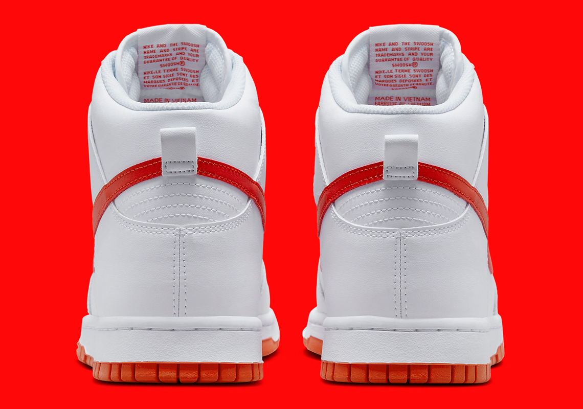 Nike Dunk High White Picante Red Dv0828 100 6