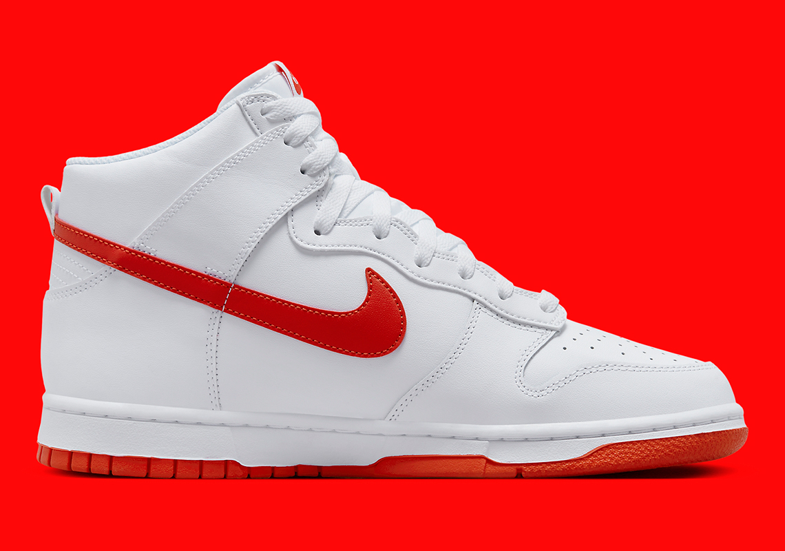 Nike Dunk High White Picante Red Dv0828 100 7