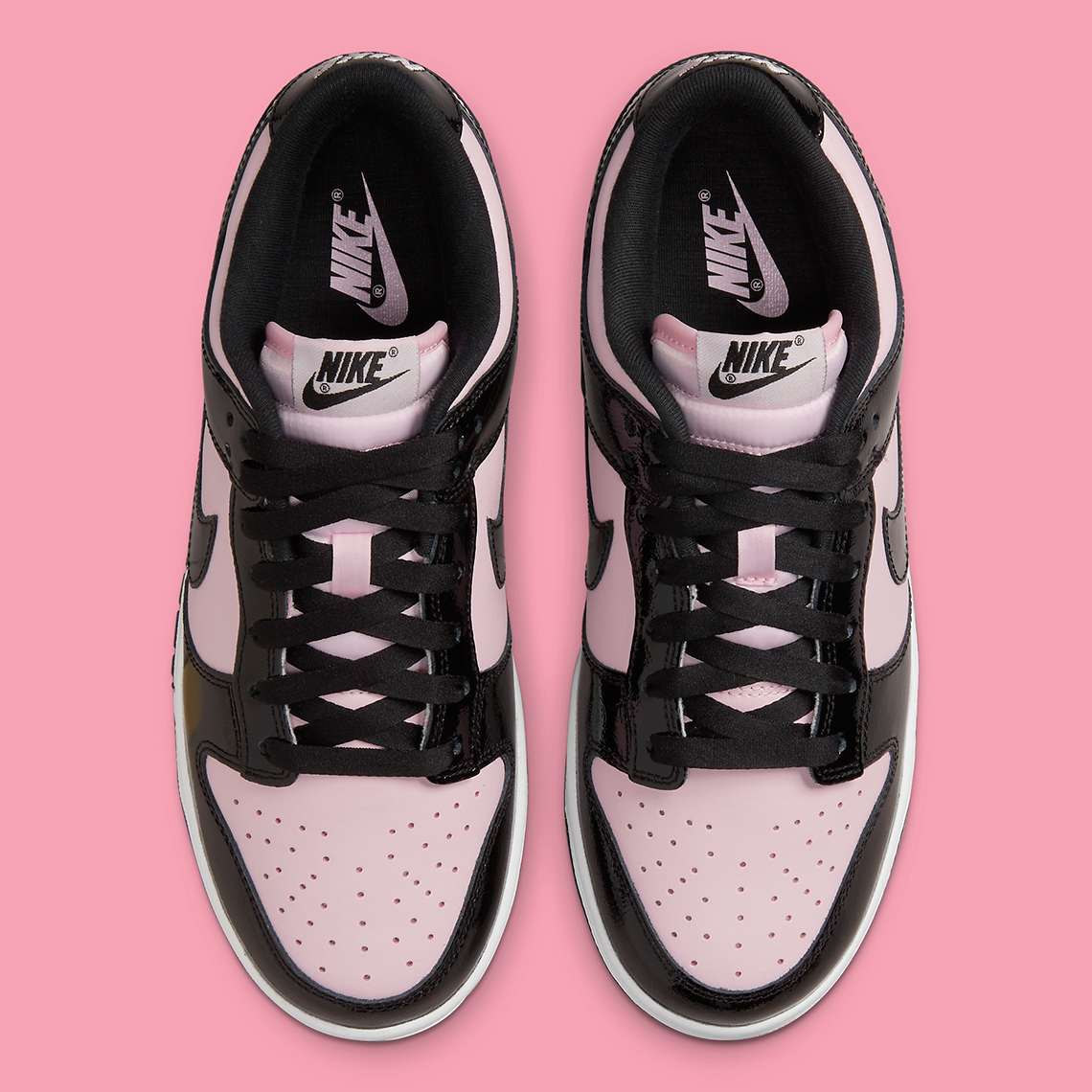 Nike Dunk Low Black Patent Pink Dj9955 600 5