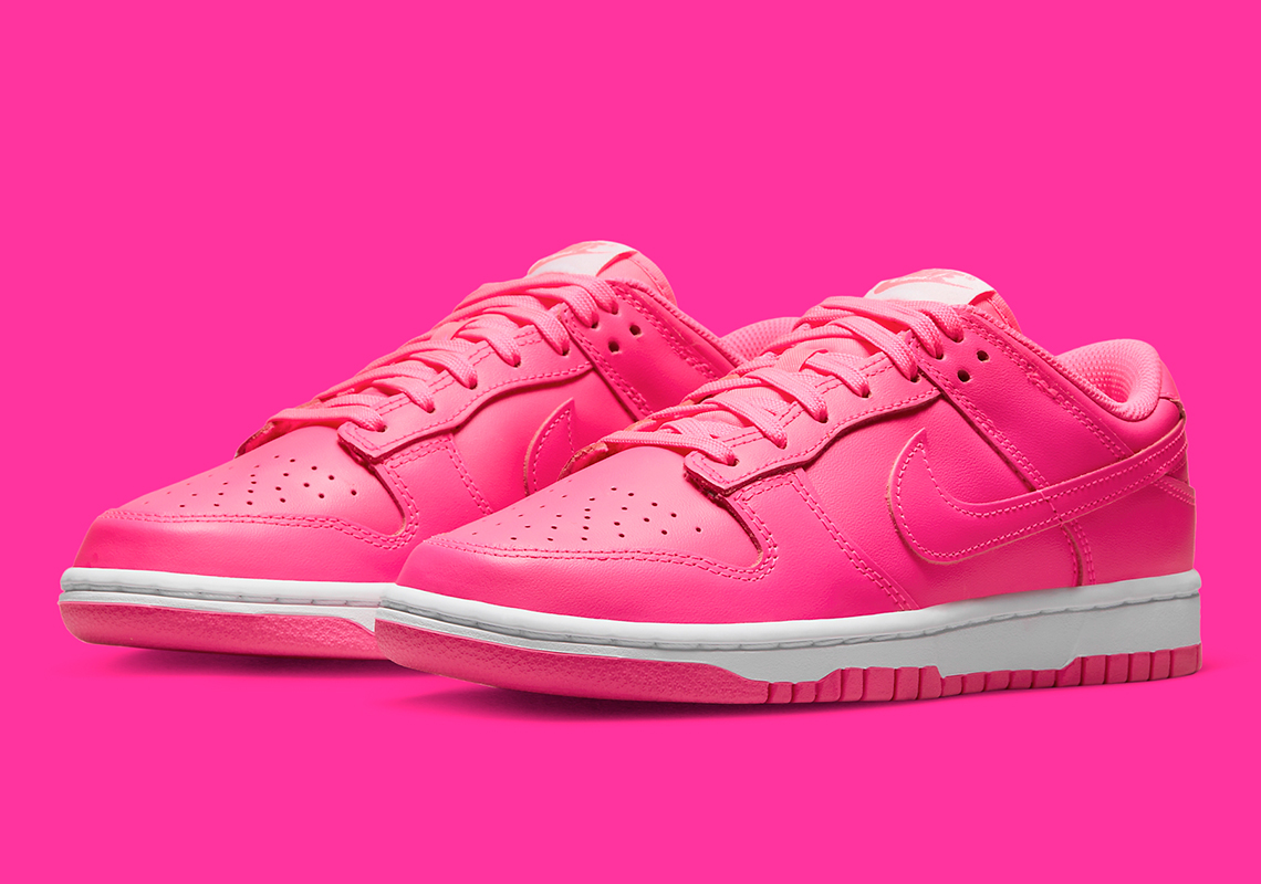 Official Images Of The Nike Dunk Low "Hot Pink"